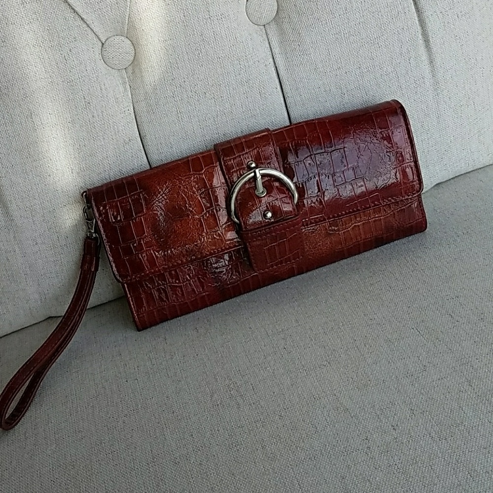 Red Clutch Purse/Wristlet